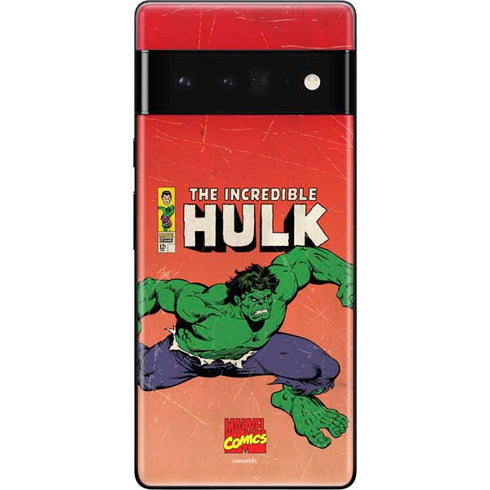 Marvel Classic Comics The Incredible Hulk Google Pixel 6 Pro Skin